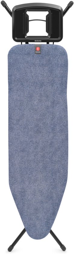 Inklapbare Strijkplank Met Antibacteriële Behandeling - Opvouwbaar En Verstelbaar 120 X 38 Cm