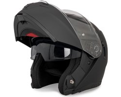 VINZ Pasco Motorhelm / Scooterhelm - Systeemhelm & Brommerhelm - ECE 22.06 Gekeurd - XS, S, M, L, XL & XXL - L