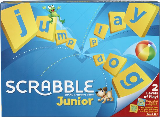 Mattel Games Scrabble Junior - Familie bordspel - Nederlandse editie
