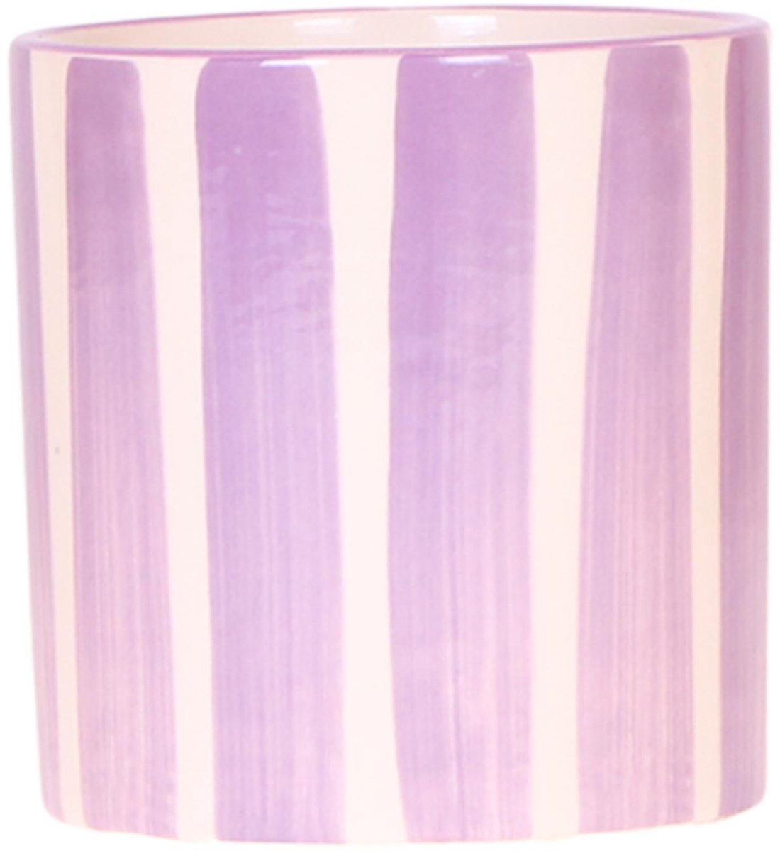 Kolibri Home | Painted stripe - Lilac - Ø9cm
