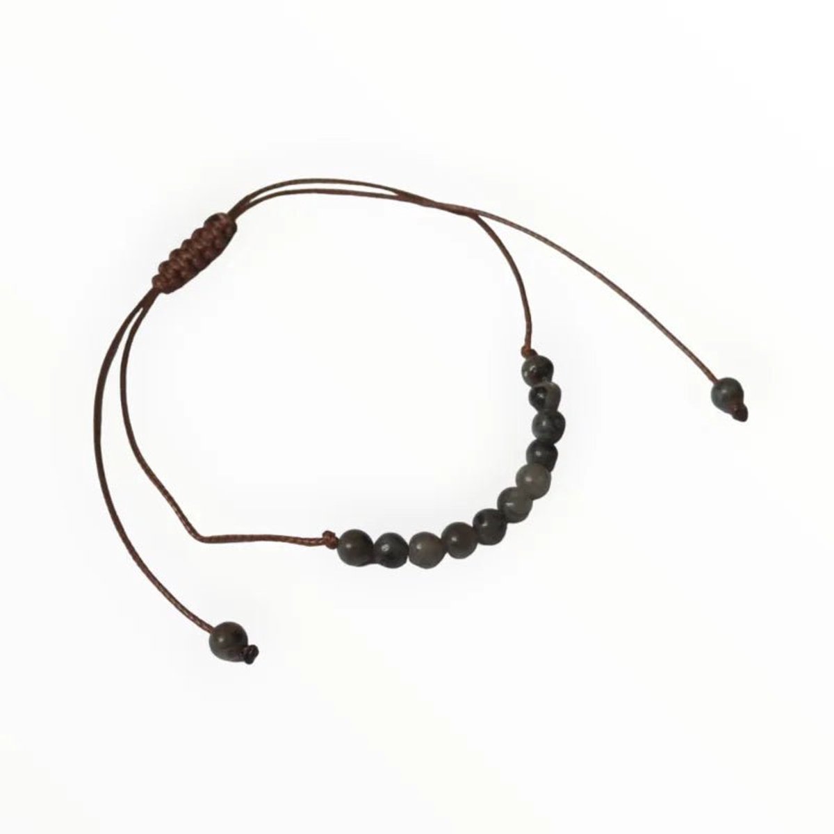 Aramat Jewels - verstelbare natuursteen armband -Labradoriet- stijlvol