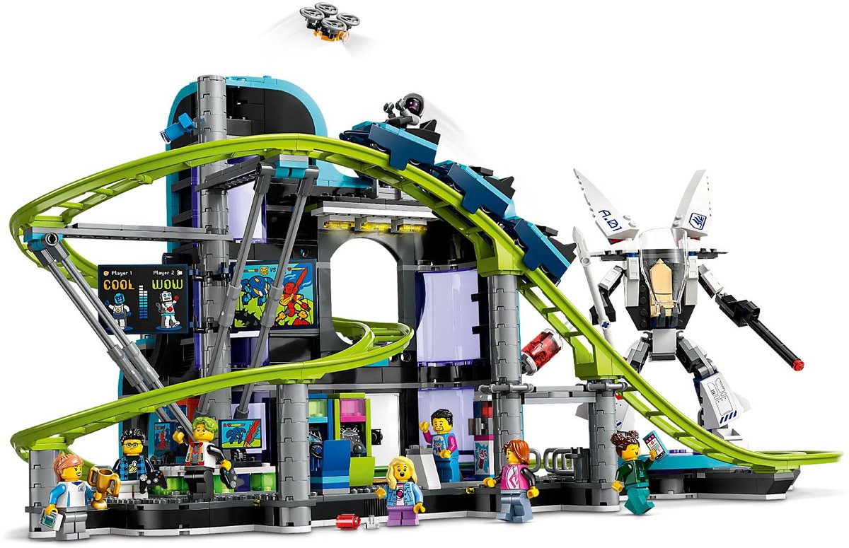 LEGO City Achtbaan in Robotwereld speelgoed - 60421 — afbeelding 22