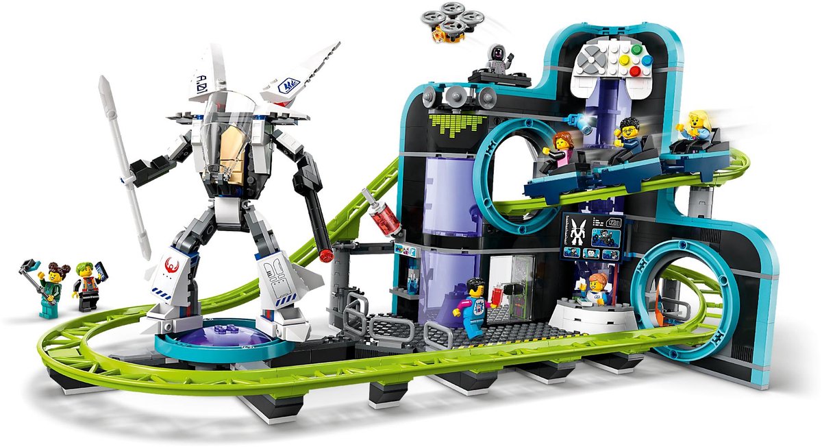 LEGO City Achtbaan in Robotwereld speelgoed - 60421 — afbeelding 20