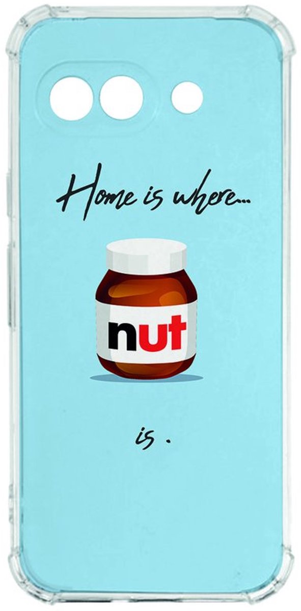Google Pixel 9a Hoesje - Hoesje Nut Home TPU Antishock