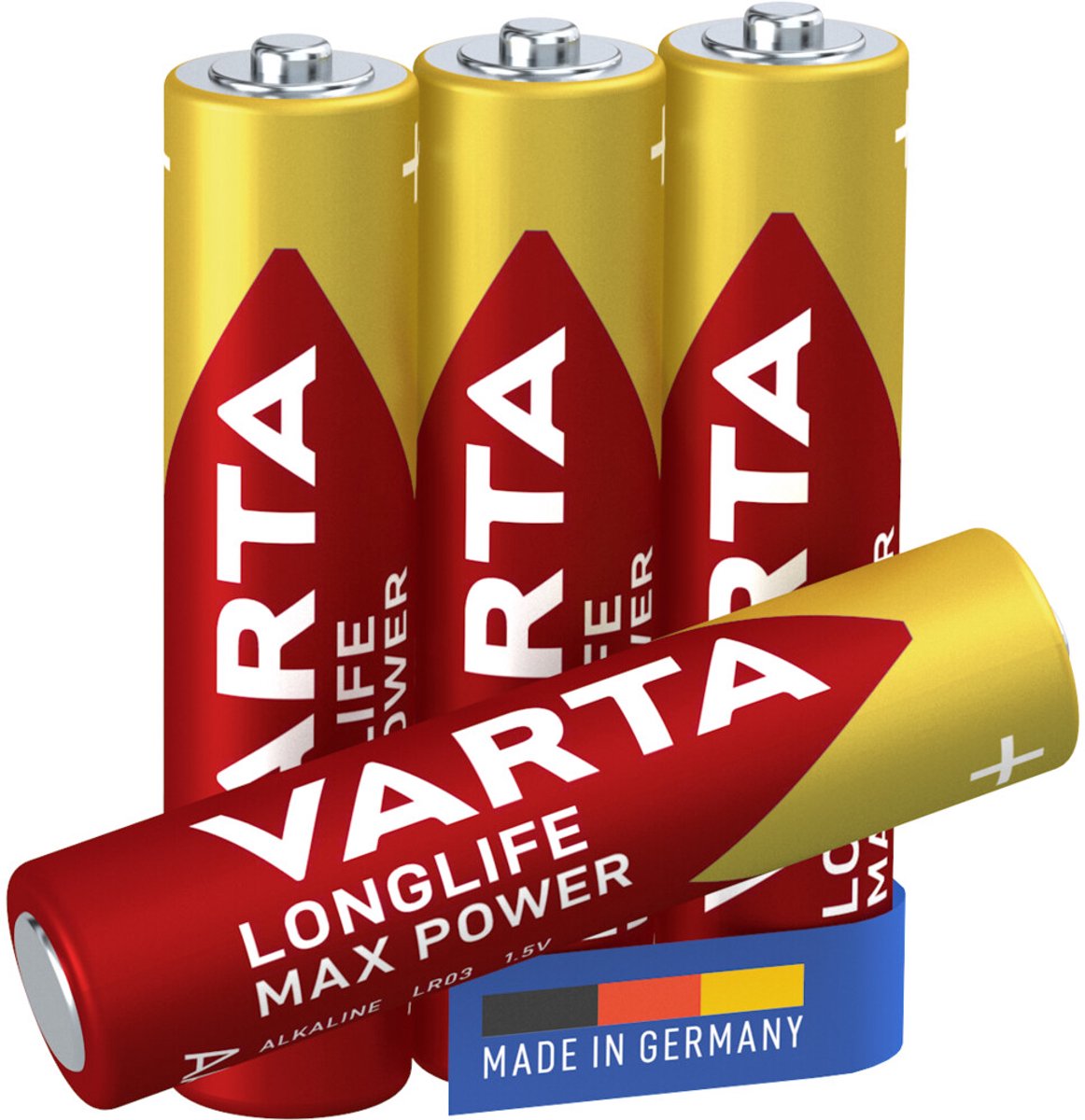 Varta Longlife Max Power Alkaline Batterijen AAA - 2 x 4 stuks - Voordeelverpakking