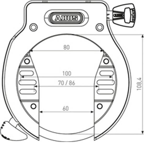 ABUS Amparo 4650L Ringslot R BK OEM - ART 2 van ABUS — afbeelding 4