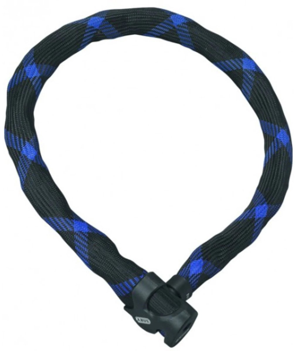 ABUS Ivera 7210/110 Kettingslot - 110 cm - Zwart/ Blauw