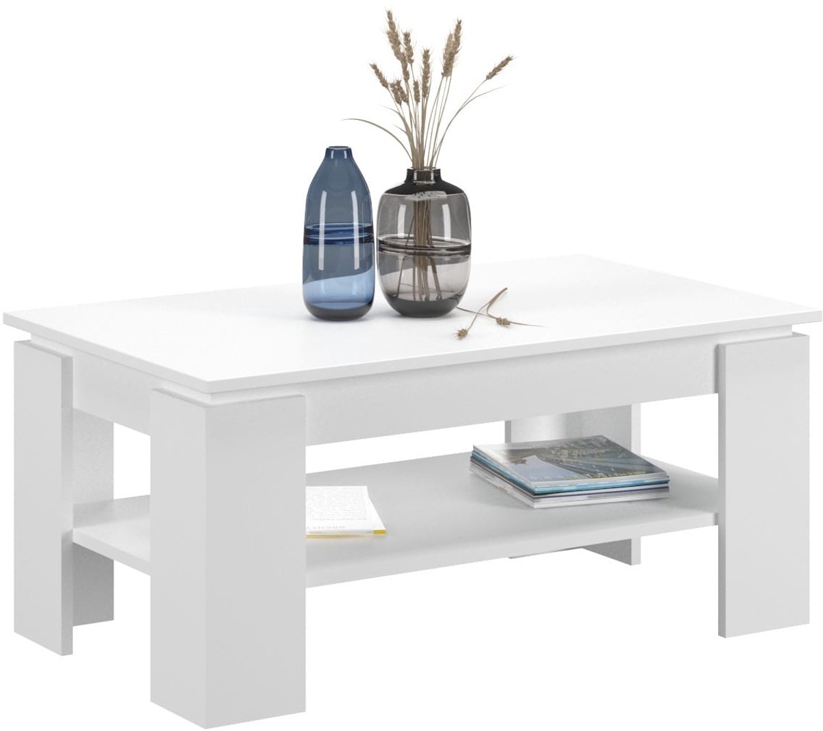 Furnilux Titan salontafel wit NB - 60x100x45cm
