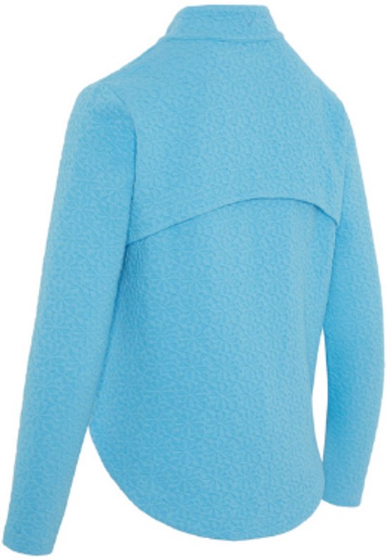 Callaway 1/2 Zip Quilted Knit Pullover Dames Licht Blauw van Callaway — afbeelding 5