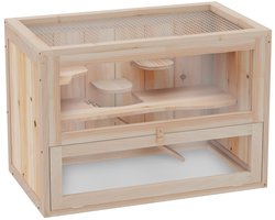 Lynly - houten hamsterhok - hamster verblijf - hamsterkooi - hamster huisje -