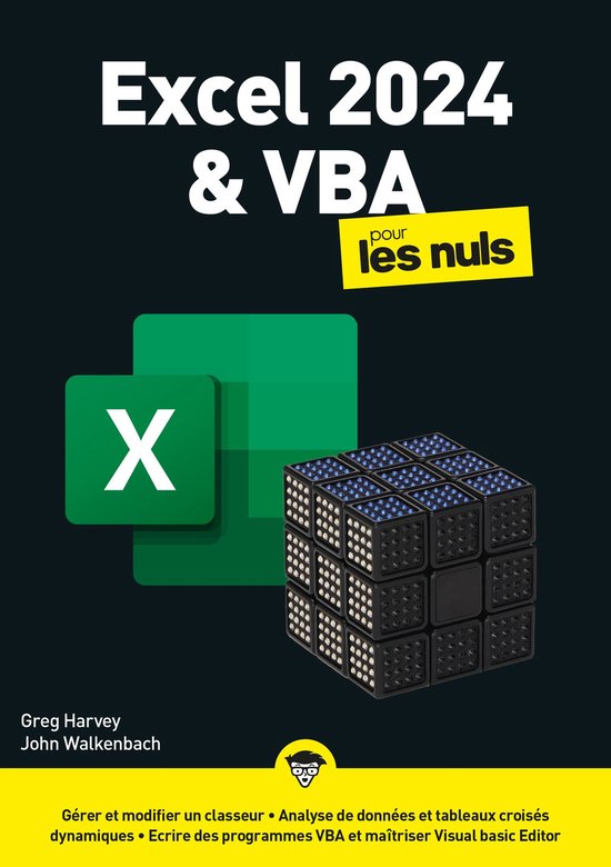 Informatique pour les nuls - Excel 2024 & VBA pour les Nuls - cover