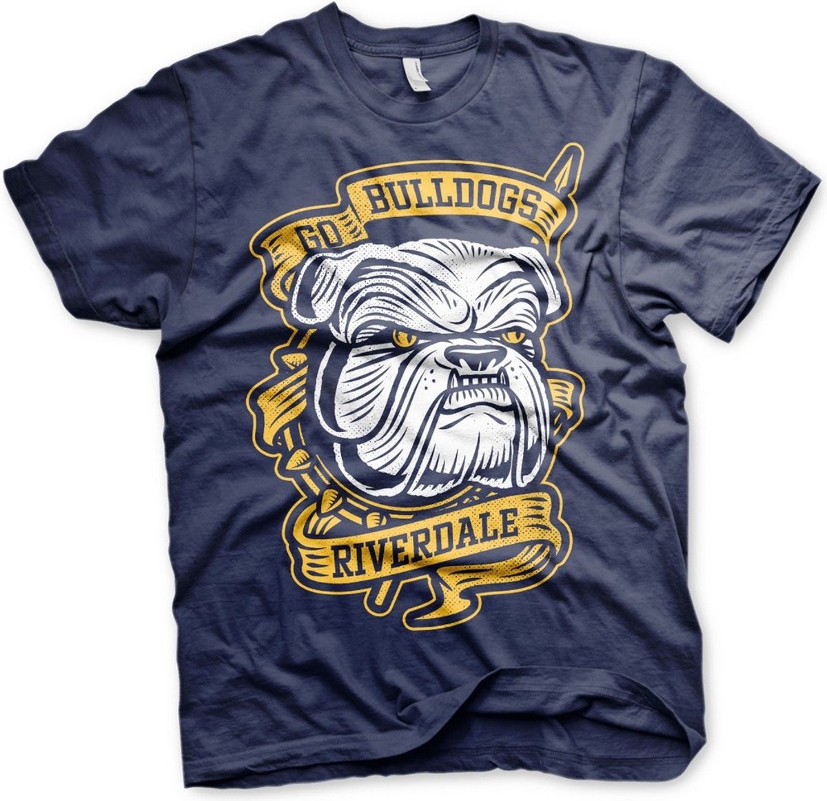 Riverdale Go Bulldogs T-Shirt Navy-S