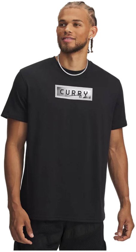T-shirt Under Armour Curry Trend 1 Met Manches Courtes Zwart XS Homme