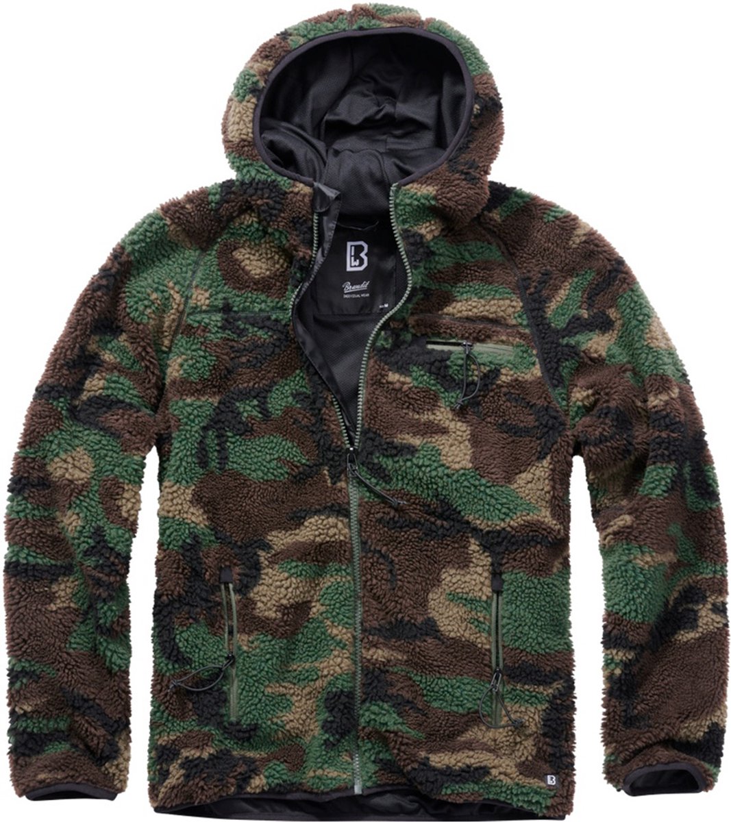Brandit Teddyfleece Worker Jacket Groen
