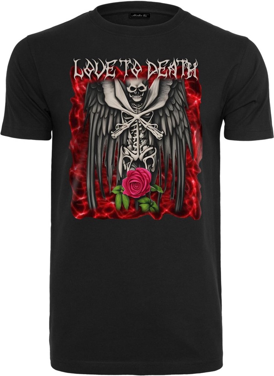 Mister Tee Love To Death Heren T-shirt XS Zwart