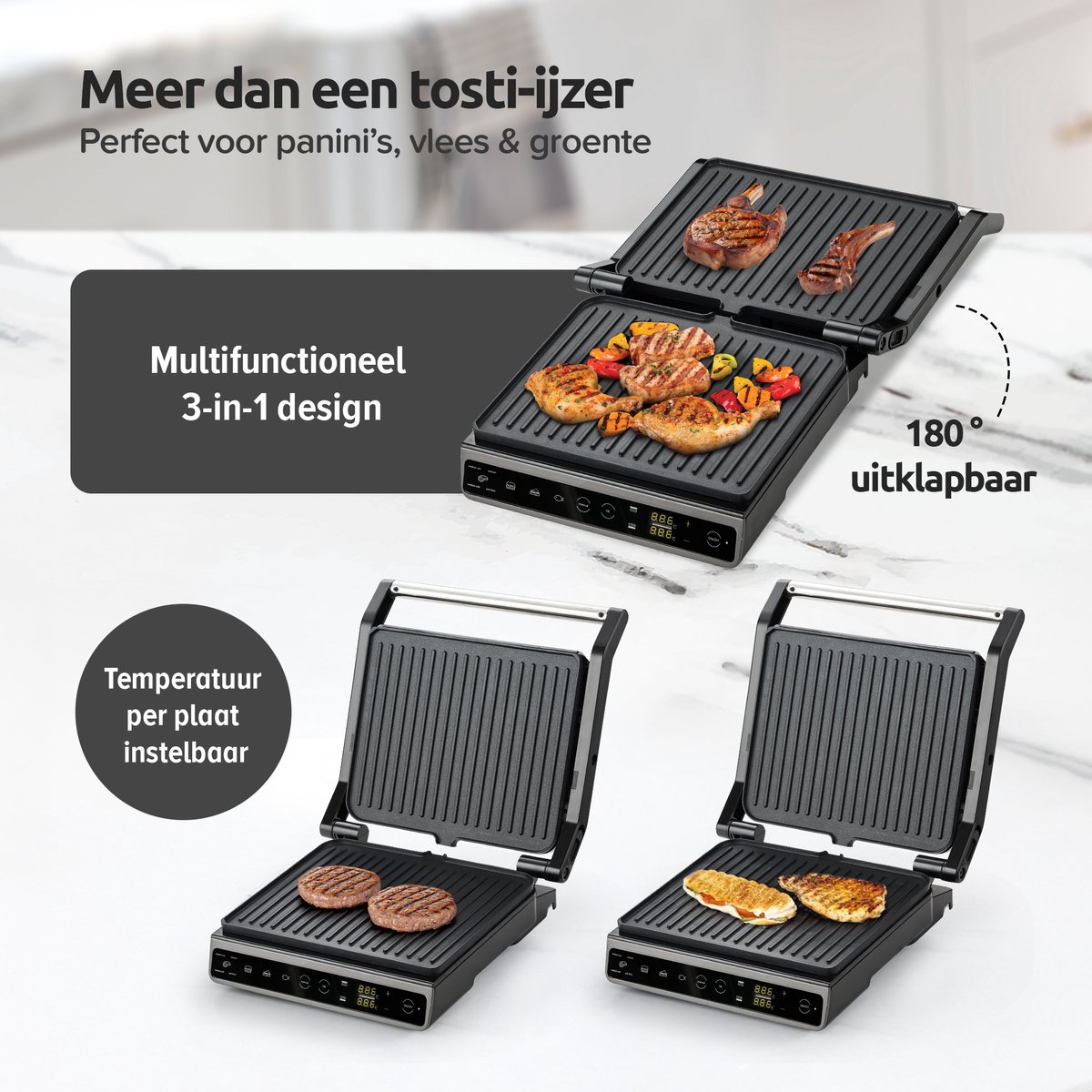 Plus - Tosti ijzer/wafelijzer/contactgrill kopen? | Korting tot 51