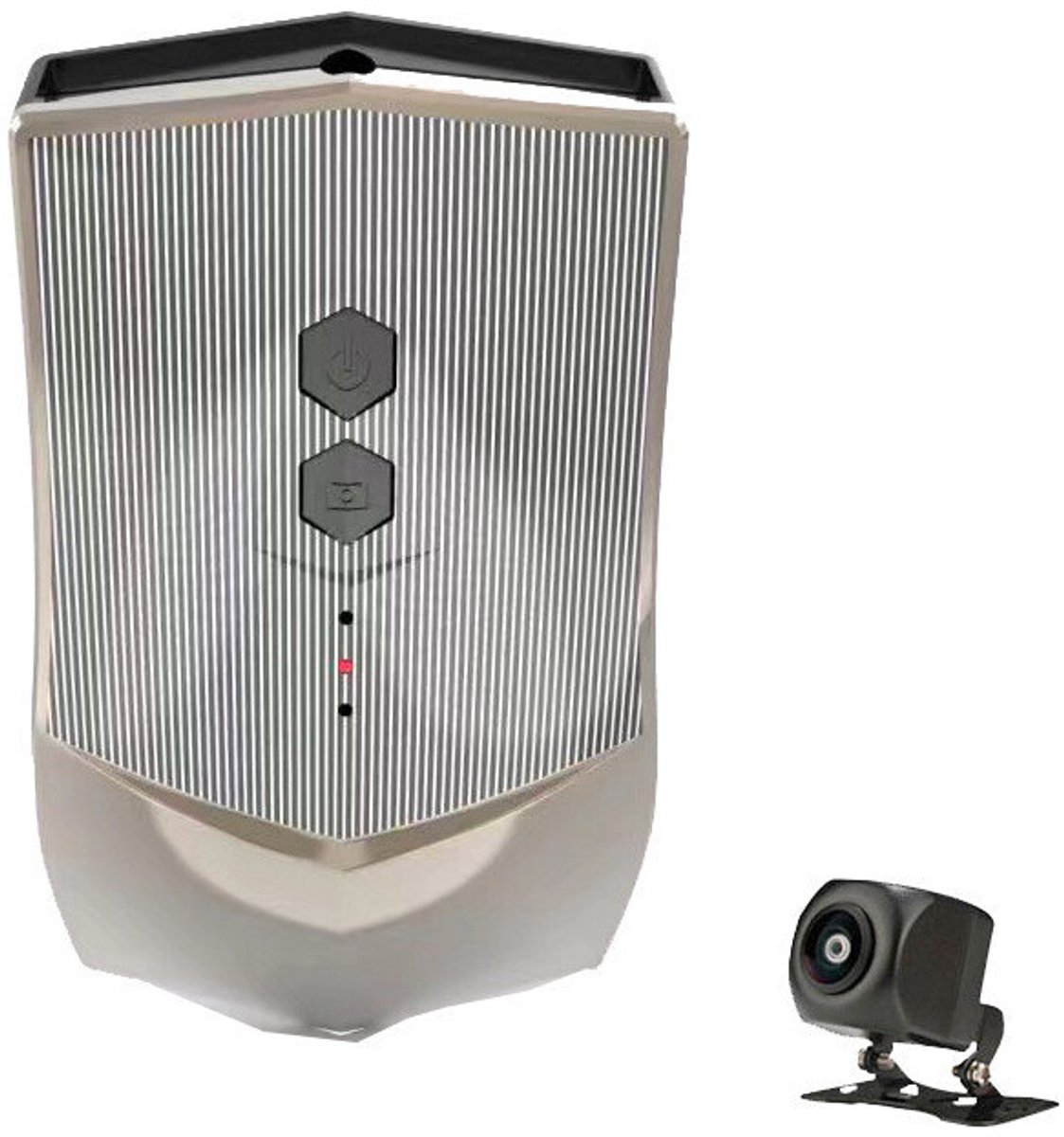 2K HD Nachtzichtcamera Spraakbediening Voor-/Achtercamera Auto Videorecorder + WiFi