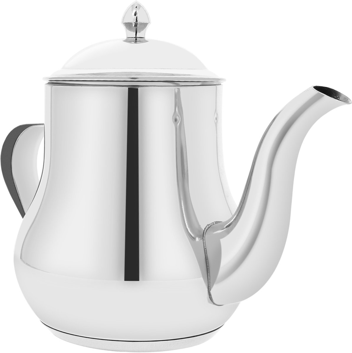 Signature Home, RVS theepot Capaciteit 1,4L met schenktuit en deksel, Zilver