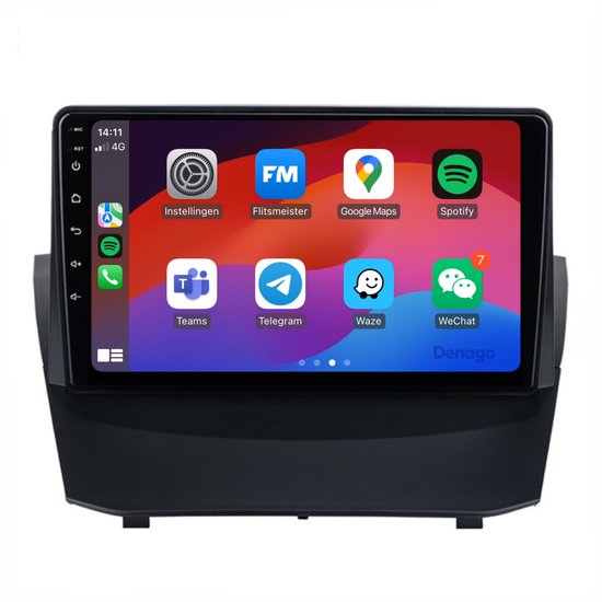 CarPlay Autoradio geschikt voor Ford Fiesta