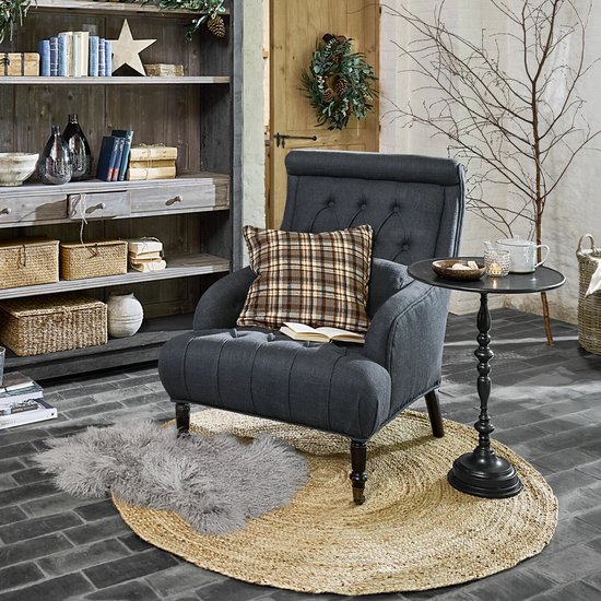 LOBERON Housse de coussin Celestria marron/beige