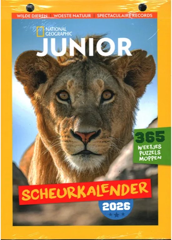 National Geographic Junior Scheurkalender - 2026