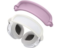 kwmobile band voor koptelefoon - geschikt voor AppleAirPods Max / AirPods Max 2 - Hoofdband cover van zacht siliconen materiaal - In lavendel