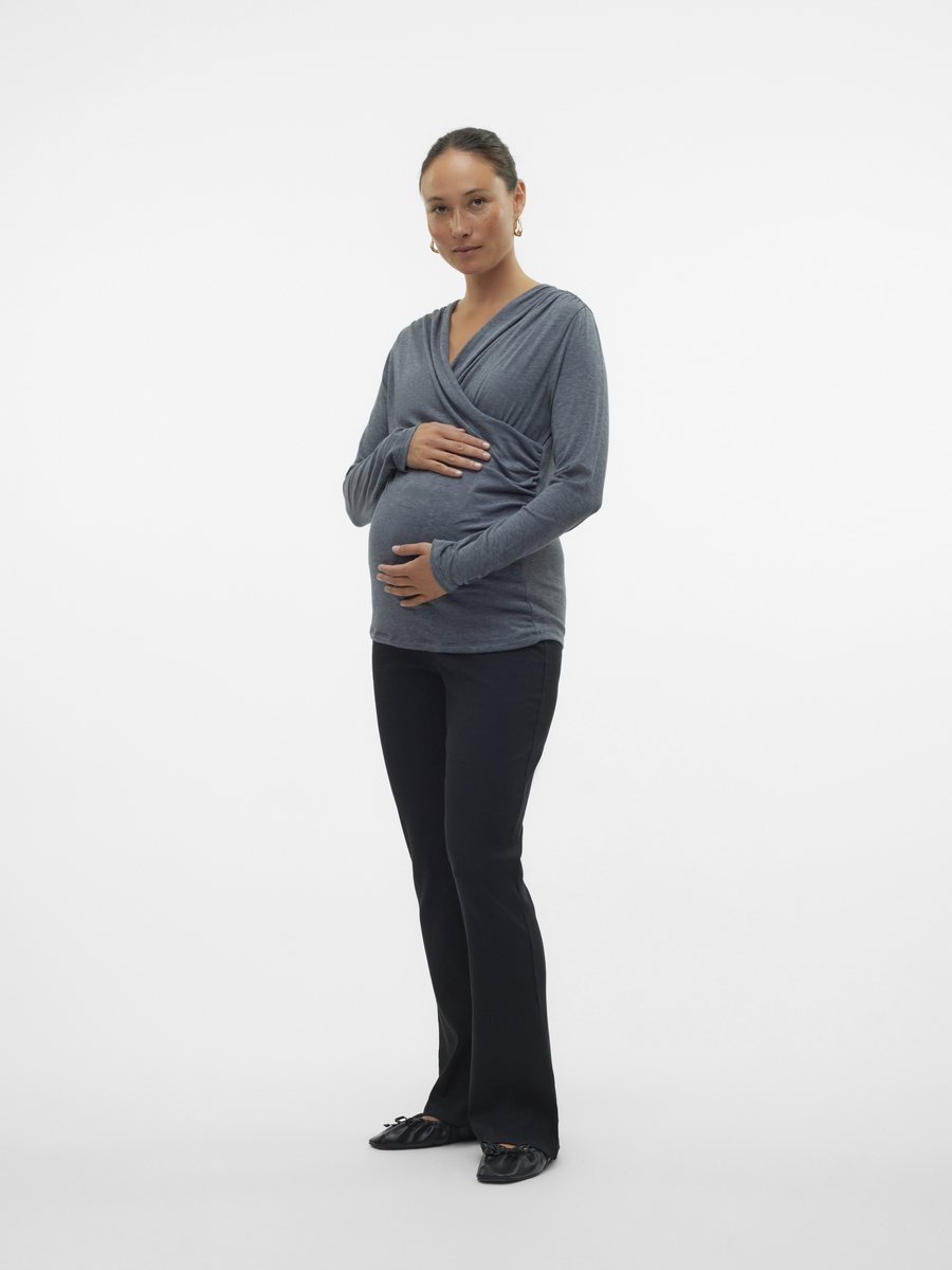 VERO MODA MATERNITY - VMMLAVENDER HW FLARED LEGGINGS NOOS - Dames - Leggings – foto 2