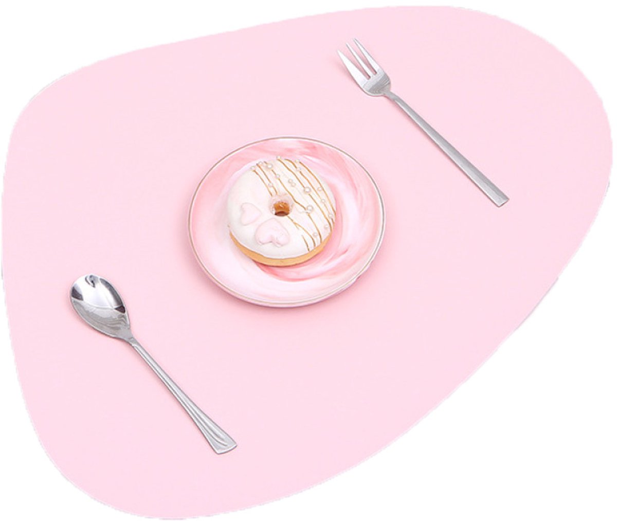 Tafelsets-Waterafstotend-Antislip-Placemat-Roze