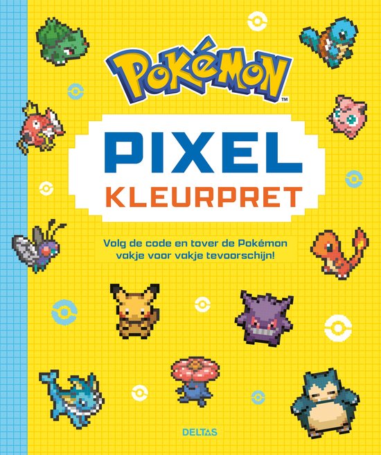 Pokémon pixel kleurpret - cover