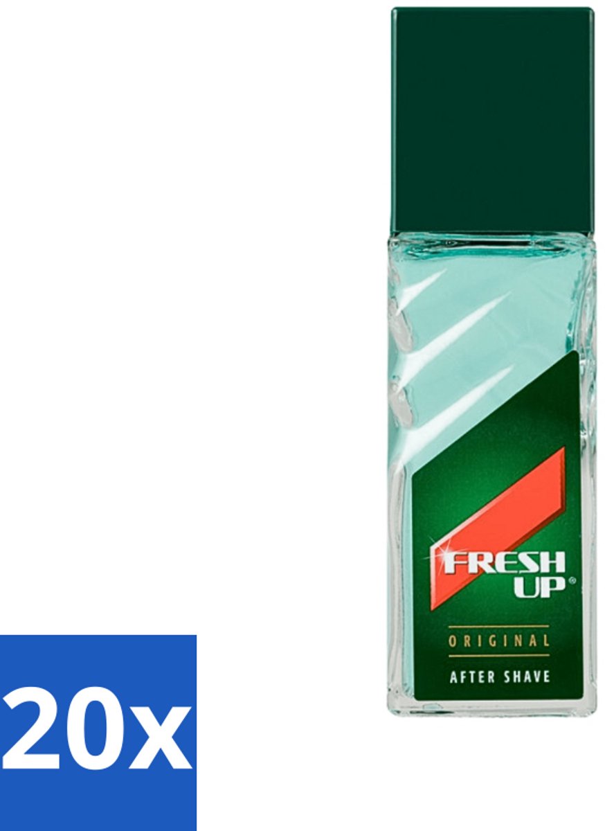 20 x Fresh-Up After Shave Roller 100 ml - Aftershave Lotion - Scheren - Huidverzorging - Menthol - Hamamelis