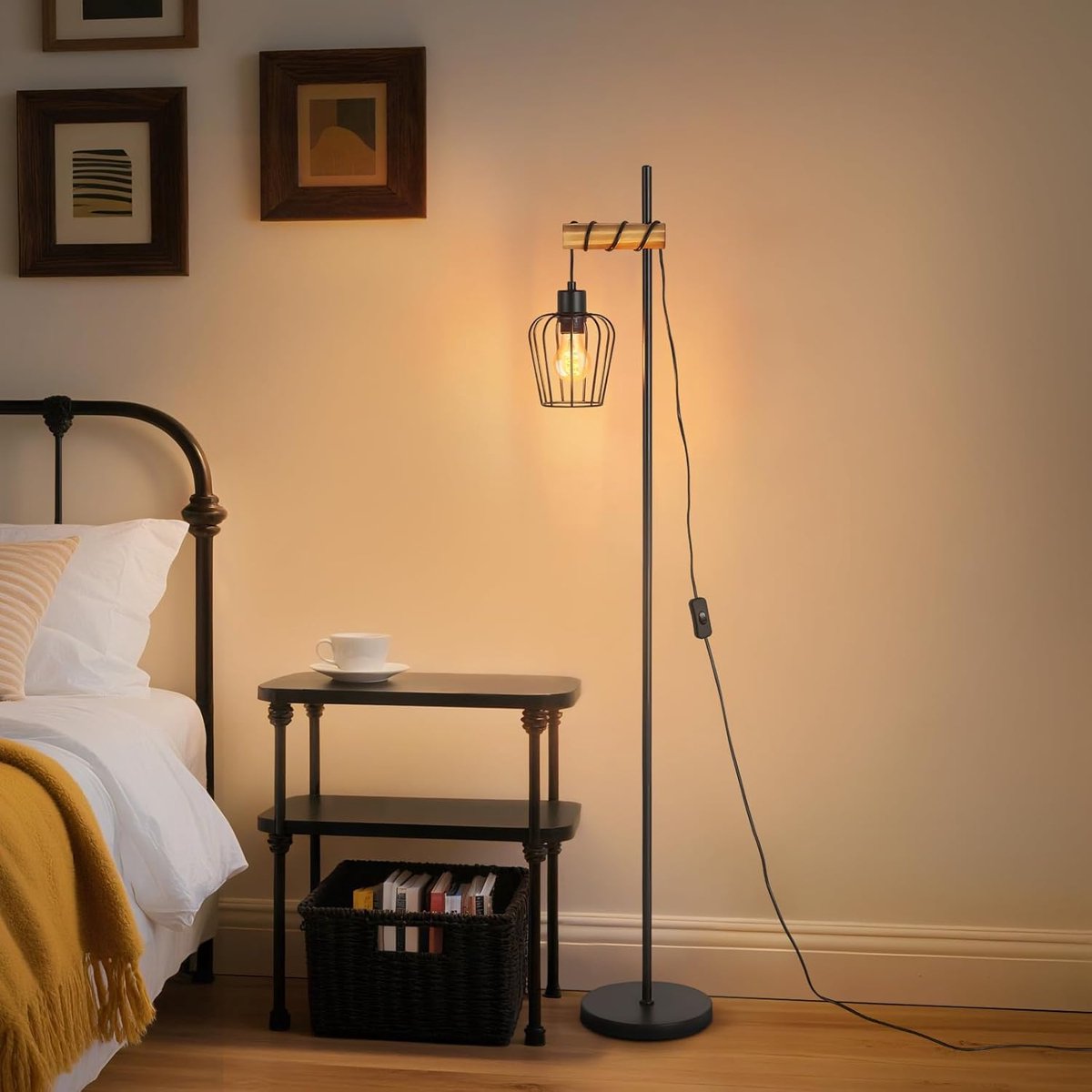 Glitzerlife Vintage Staande Lamp - 146cm Industrieel Design thumbnail 5