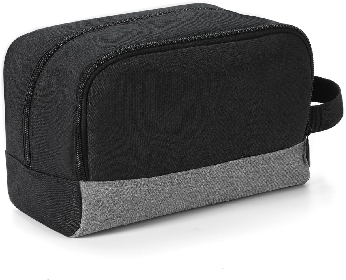 Toilettas, 1 stuk, zwart, ophangmodel, Geschikt voor scheren en reizen, compact en draagbaar, Geschikt voor handvat aan de zijkant.