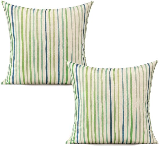 Set van 2 sierkussens MILLET Corduroy 30 x 50 cm Roze geometrisch patroon