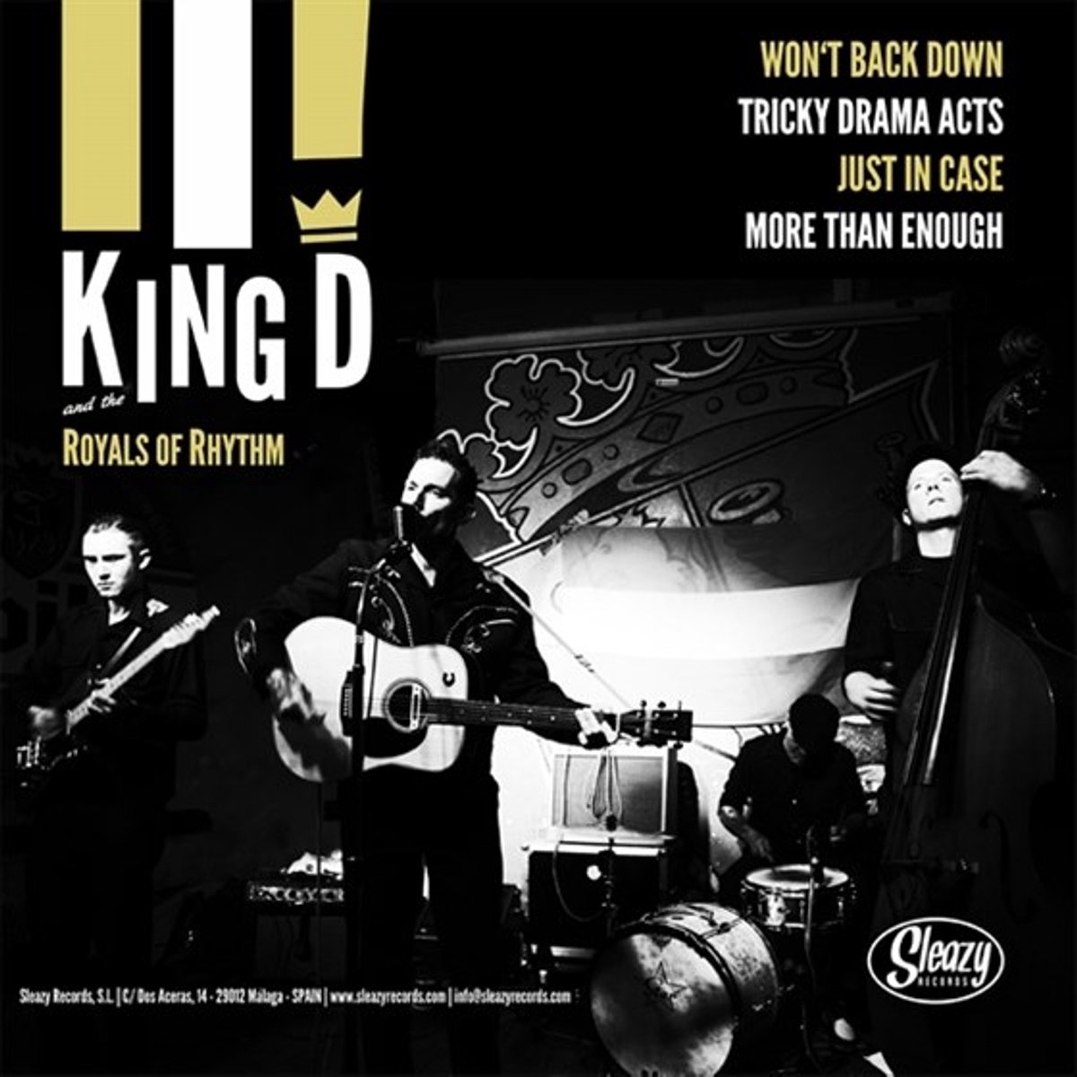 King D And The Royals Of Rhythm & The New! Attention - Split 2 (10" LP)