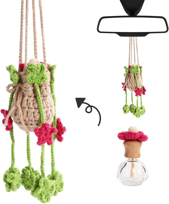 Auto Essentiële Olie Diffuser Geur Luchtverfrisser Geur Parfum Fles Ornament Opknoping Lege Fles Interieur Accessoire  66