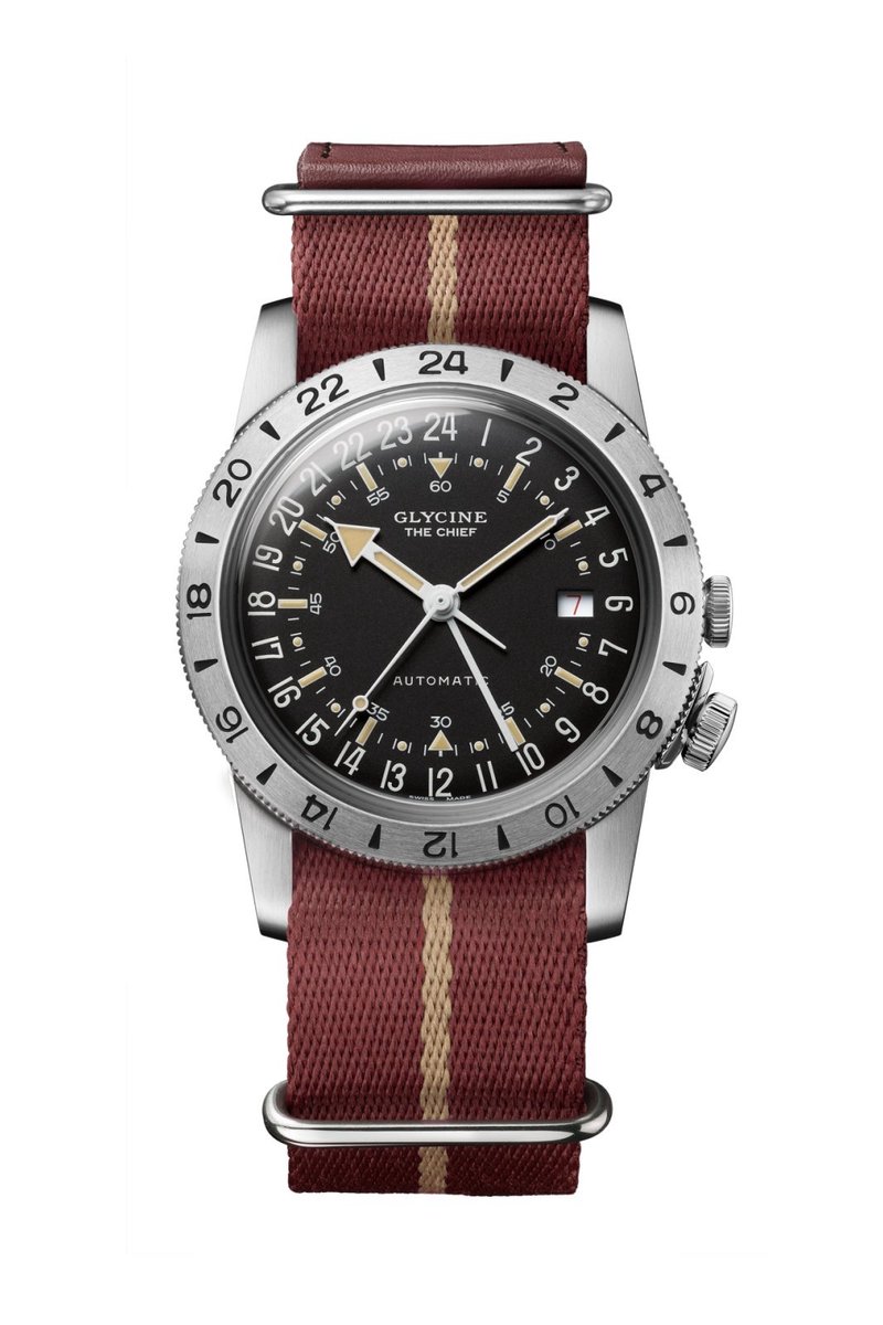 Glycine GL0472 - Airman Vintage The Chief GMT 40