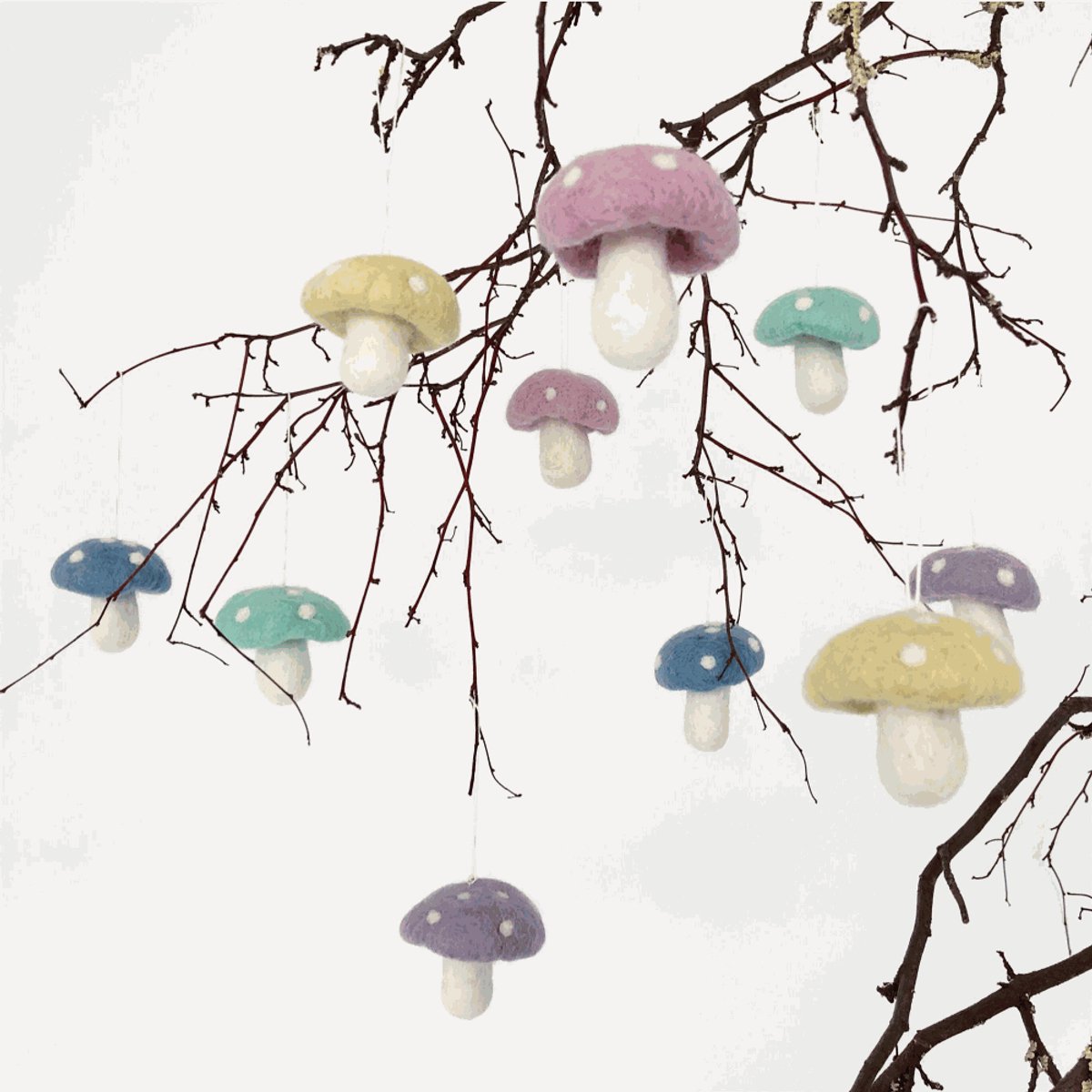 Hanger Paddenstoelen Set - Hanger