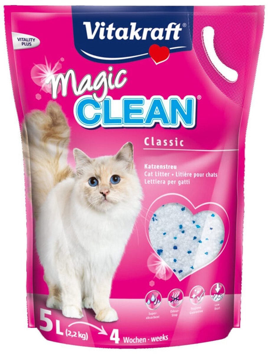 Vitakraft Magic Clean - 5 x 5 Liter + 1 gratis