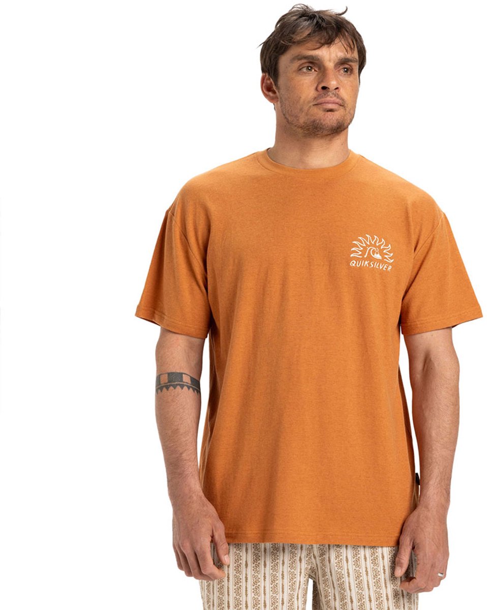 Quiksilver Cl Freedom Swell T-shirt Met Korte Mouwen S Man Bran
