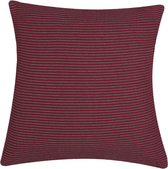 Beliani CAMPANULA - Sierkussen - Rouge - Plastique