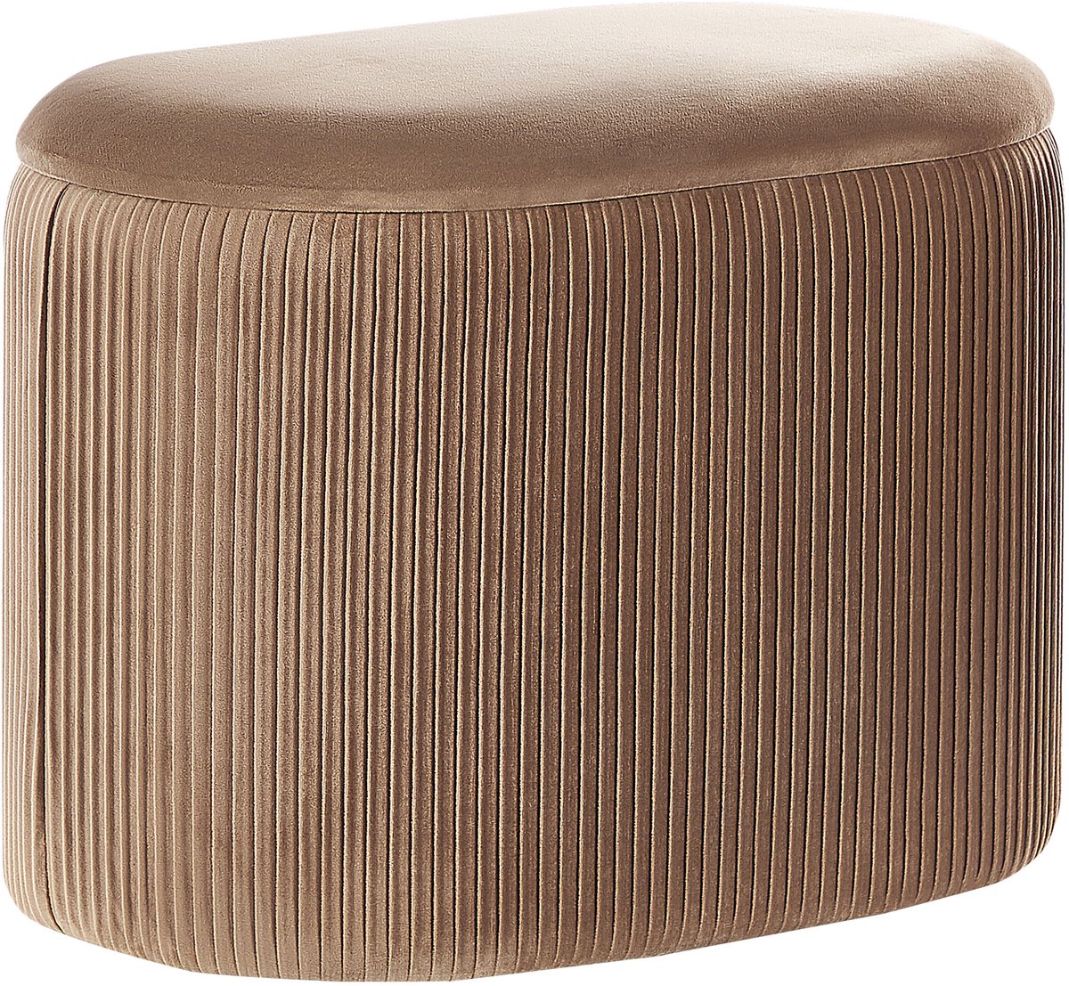 RICHLAND - Poef - Beige - Fluweel