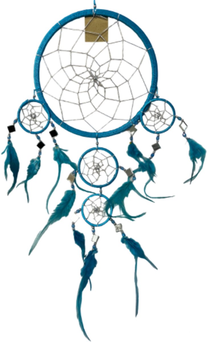 Ruben Robijn Dromenvanger spiegel 22CM - Turquoise