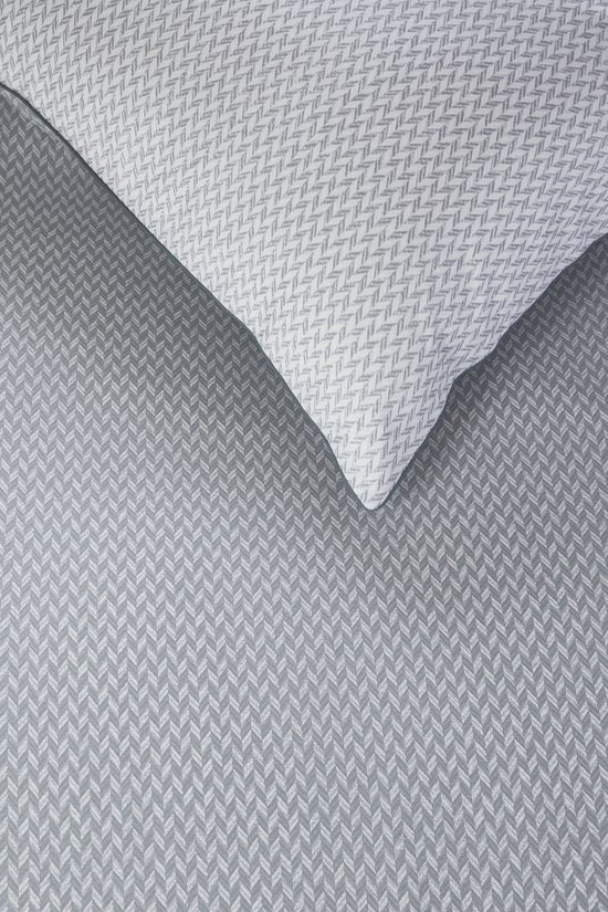 Rivièra Maison Emery dekbedovertrek - Lits-Jumeaux - 240 x 200/220 cm - Blauwgrijs van Merkloos — afbeelding 3