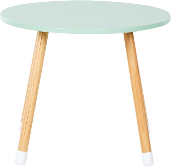BELIANI ROBIN - Kindertafel met stoelen - Lichthout/Wit - MDF van Beliani — afbeelding 2