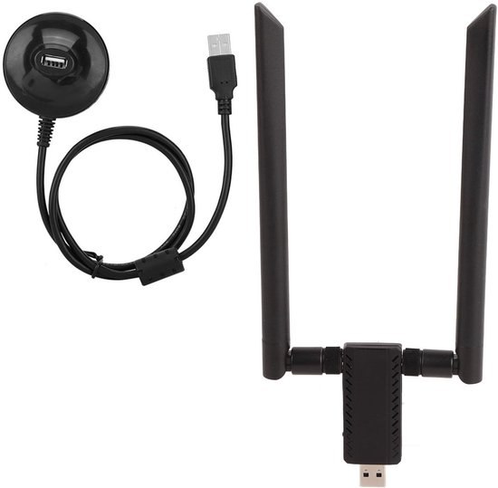 Foto: 2 in 1 wifi adapter usb bluetooth dongle 1200 mbps dual band wi fi 2 4 5 ghz geschikt voor pc windows macos linux xp vista wifi versterker bluetooth transmitter