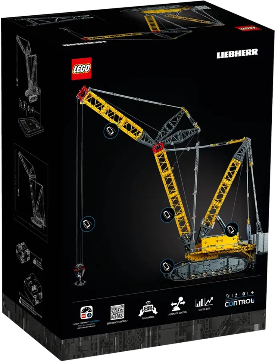 LEGO Technic Liebherr Rupsbandkraan LR 13000 Kraan met Afstandsbediening voor Volwassenen - 42146 — afbeelding 6
