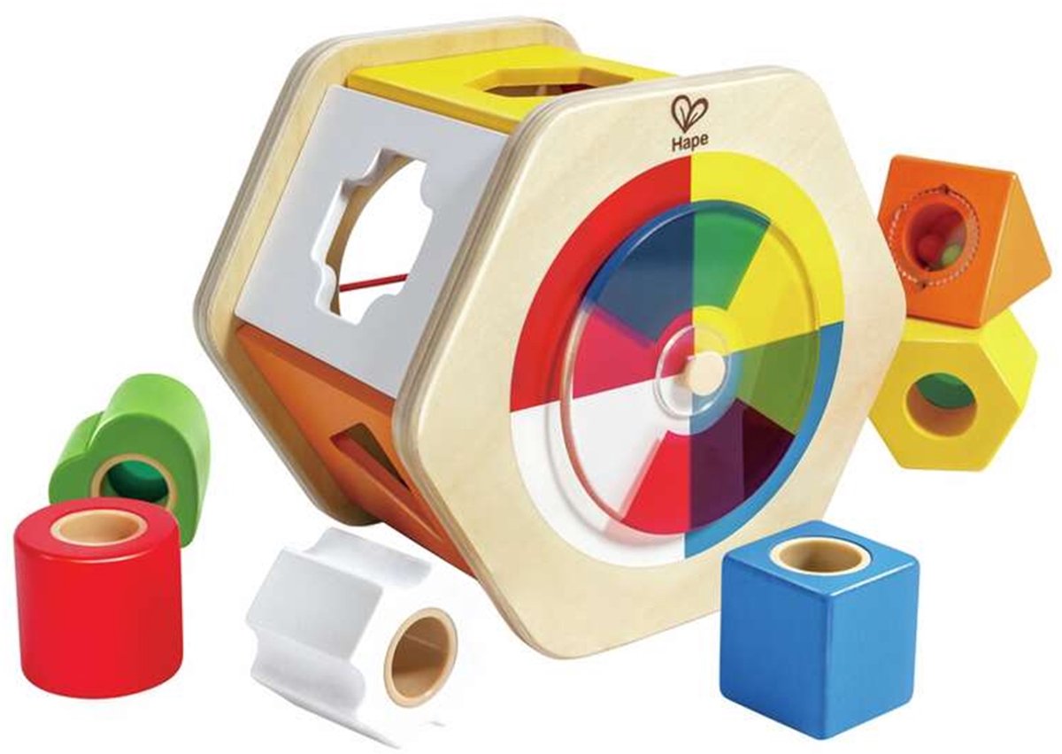 Hape Zichtbare Multicolor 12-delige Puzzel