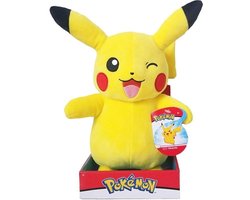 Pokémon Knuffel Figure Pikachu Knipoog 30 cm