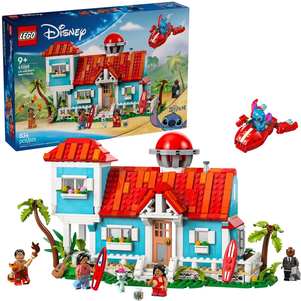 LEGO® Disney Lilo en Stitch Strandhuis - 43268 — afbeelding 21