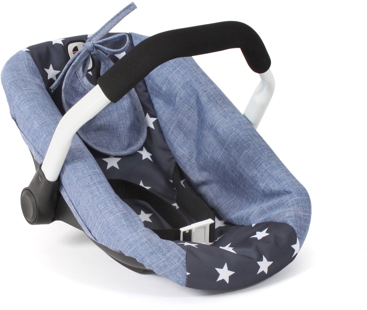Bayer Chic 2000 poppenautozitje - navy sterren - poppenstoel speelgoed.